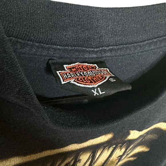 VTG 1992 Harley Davidson 3D Emblem T Shirt USA XL - Picture 8 of 9